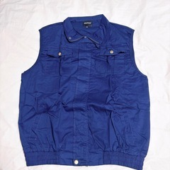 【新品未使用】空調服 ベストのみ 作業服 ネイビー 3XLの画像