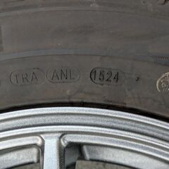 早い者勝ち　バリ溝工賃込み２０２４年夏タイヤ１５５／６５Ｒ１４　４本セットの画像