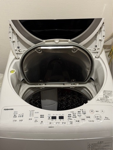 洗濯機　東芝　8kg ZABOON AW-8VM1