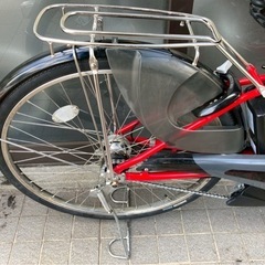 電動自転車　3509 ヤマハPASナチュラ 26インチ レッドの画像