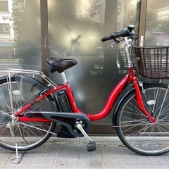 電動自転車　3509 ヤマハPASナチュラ 26インチ レッドの画像