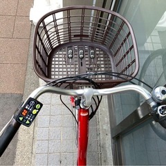 電動自転車　3509 ヤマハPASナチュラ 26インチ レッドの画像