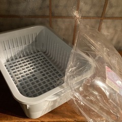 蓋付き水切りカゴの画像