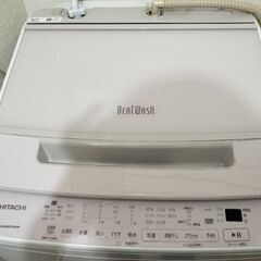 HITACHI インバーター洗濯機８ｋｇ  ビートウォッシュ ホワイトラベンダー  2023年製の画像