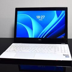 特価！NEC定番6世代i3最新Windows11メモリ大16GB高速SSD460GBWifi接続可能カメラ内蔵の画像