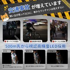 ペット 首輪 光るの画像