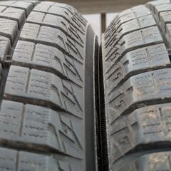 極上２０２３年ヨコハマ冬タイヤ工賃込み１５５／６５Ｒ１４　４本セットの画像