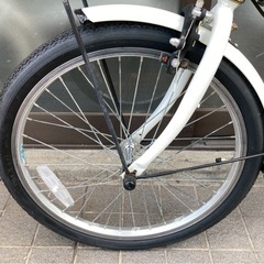 電動自転車　3455 パナソニック リルト　20インチ ホワイトの画像