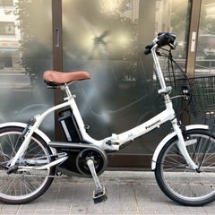 電動自転車　3455 パナソニック リルト　20インチ ホワイトの画像