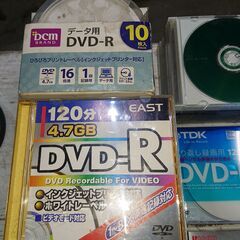 ジャンク品 使用可 DVD-R DVD-RW データ用 約60枚セットの画像