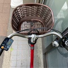 電動自転車　6849 パナソニック ビビDX 26インチ レッドの画像