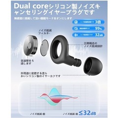耳栓 完全遮音  睡眠のプロ監修　繰り返し 水洗い可能 男女兼用 （4サイズ S/M/L/XL)の画像