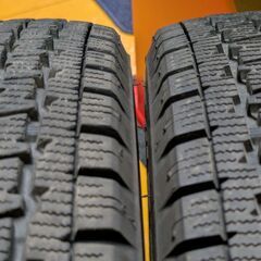早い者勝ち２０２４年ブリヂストン冬タイヤ工賃込み１４５／８０Ｒ１２軽トラ軽バン専用　４本セットの画像