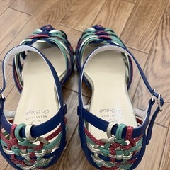 卑弥呼HIMIKO On Bleue(ヒミコ オン ブルー)サンダル  22.5㎝　　　の画像