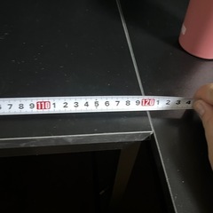 黒デスク×2の画像