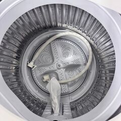  24707  一人暮らし洗濯機　穴無し槽 SHARP 2021年製 6.0㎏ ◆大阪市内・東大阪市他 6,000円以上ご購入で無料配達いたします！◆ ※高槻・枚方方面◆西宮・尼崎方面◆生駒方面　それぞれ条件付き無料配送あり！            の画像
