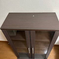 ニトリ　キャビネット　食器棚の画像
