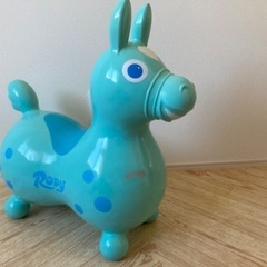 ♦️ ロディ 水色 ♦️ 馬　オモチャ 乗り物の画像