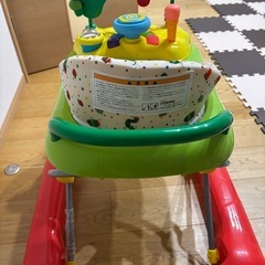 はらぺこあおむし2in1ウォーカー 歩行器 手押し車の画像