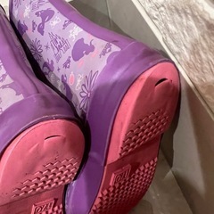 ！穴あり！　ディズニープリンセス 子供用 キッズ キッズレインブーツ 子供 ピンク 女の子 の画像