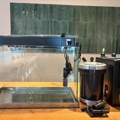 海水用水槽　幅60　ヒィルター、クーラーセットの画像