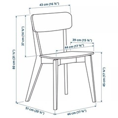 IKEA リーサボー　黒の画像