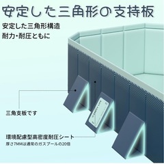 大型折りたたみプール3m！の画像