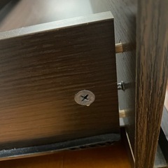 ニトリ 伸縮テレビボード テレビ台 ダークブラウンの画像