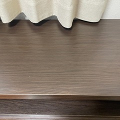 ニトリ 伸縮テレビボード テレビ台 ダークブラウンの画像