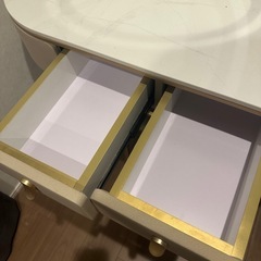 化粧台 LEDライト　ミラー付きの画像