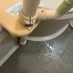 浴室転倒予防 立位保持に縦型手すりの画像