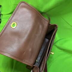 USA製 オールドコーチ COACH レザー ショルダー付き ハンドバッグ 2way 鞄 @y2の画像