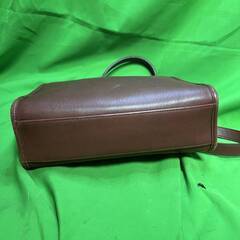 USA製 オールドコーチ COACH レザー ショルダー付き ハンドバッグ 2way 鞄 @y2の画像