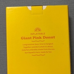 Giant Pink Donut 浮き輪の画像