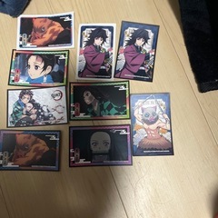 鬼滅　シールとポケットティッシュの画像