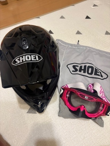 超美品‼️SHOEI ブラック Mサイズ 　オフロードヘルメット