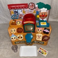 アンパンマン ジャムおじさんのパン工場 ＆ わくわくのりものブロックバケツ セットの画像