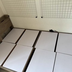 洗濯機　ベットの画像
