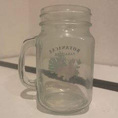 ガラス 瓶型コップの画像