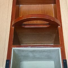 【無料】木製卓上リモコンボックス リモコンラック 引き出し付き 昭和レトロ ※受付終了になっていない限りは気長に募集中の画像