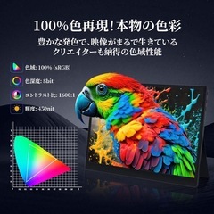 【✨新品✨】モバイルモニター 15インチ 4K タッチパネル ポータブルモニター USBの画像