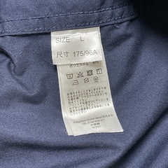 【Dickies ディッキーズ】廃盤 メンズ 半袖シャツ メンズ Lサイズ ネイビー ビッグロゴの画像