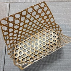たけ編みかご✖︎125個の画像