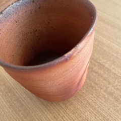萩焼　渡辺城山造　湯呑み　陶器製の画像