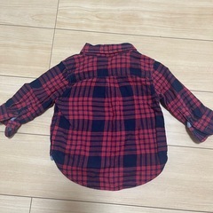 GAP チェックシャツ  80の画像