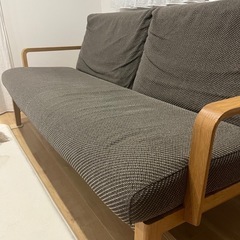 【決まりました】カリモク製2人掛けソファ　 の画像