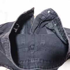 □　レディース　デニムショートパンツ　黒　SHEIN　SIZE M　EU 38　US 6の画像