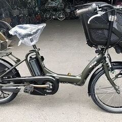 試乗🉑新車仕上げ⭐️中古子供乗せ電動自転車 ヤマハPASキス ブリヂストンアンジェリーノの画像
