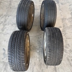 REYS 18インチ 4本　ホイールセット ヨコハマのタイヤ付きの画像