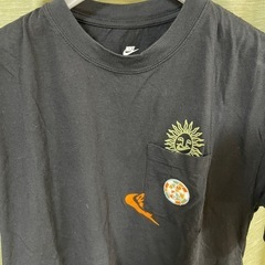 メンズ プリント ナイキ ポケT 刺繍 SサイズL USA古着 半袖 Tシャツの画像